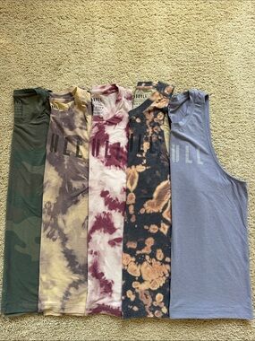 NOBULL Women's Tank Tops Assorted Tie-Dye, Camo & Solid Colors